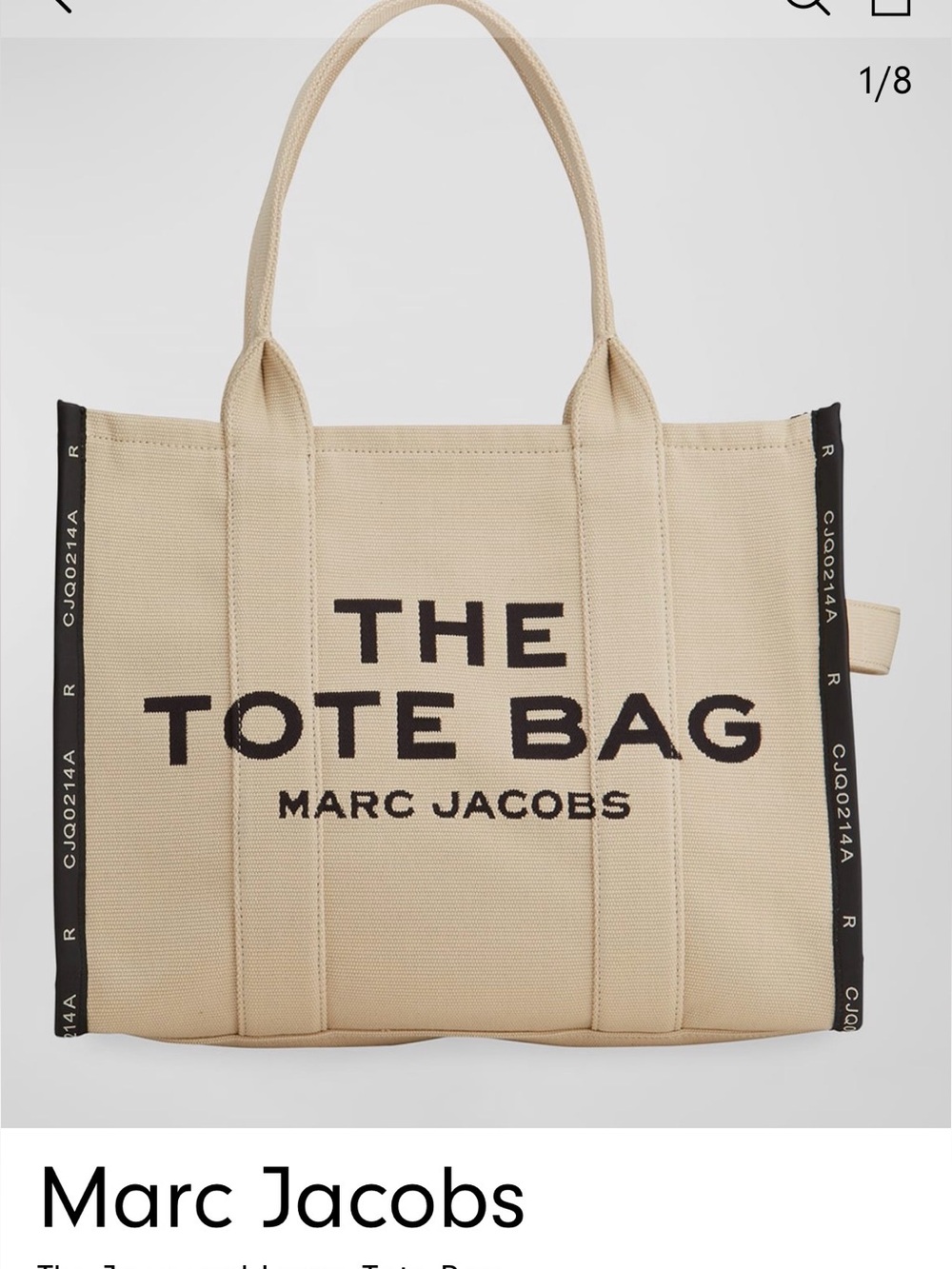 Marc Jacobs The Jacquard Tote Bag Warm Sand